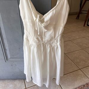 White summer dress